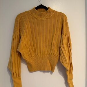 Wilfred Golden Yellow Turtleneck Sweater